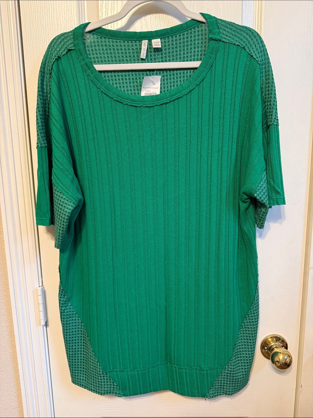 Cato Emerald Green Short-Sleeve Knit Tee